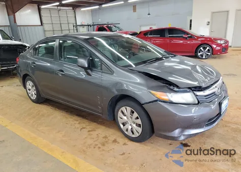 2012 Honda Civic Lx from USA, damaged, VIN 19XFB2F54CE076142